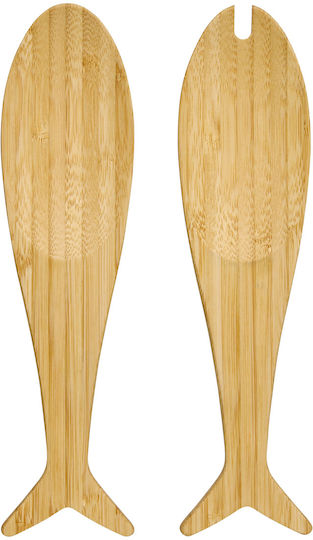 Σετ Bamboo Εργαλείων Σερβιρίσματος 2τμχ