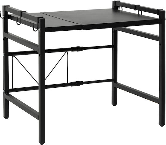 5Five Metallische Basis für Mikrowelle 41x36x45,5 cm Schwarze