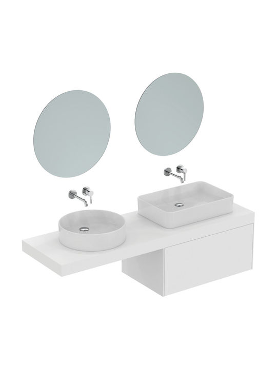 Ideal Standard Στρογγυλός Καθρέπτης Μπάνιου Led 60x60cm