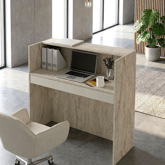 Megapap Navita Professional Reception Desk L113.6xW42xH111.8cm