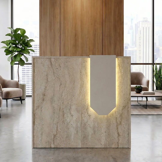 Megapap Navita Professional Reception Desk L113.6xW42xH111.8cm