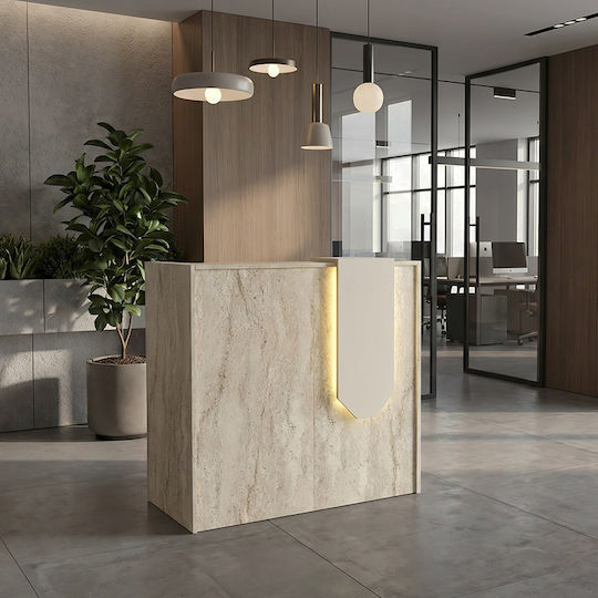 Megapap Navita Professional Reception Desk L113.6xW42xH111.8cm