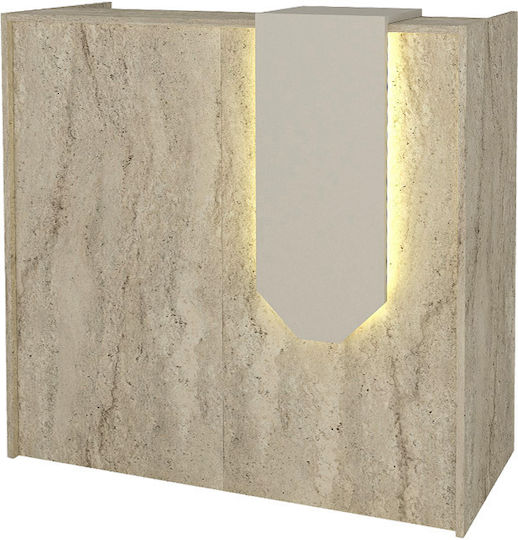Megapap Navita Professional Reception Desk L113.6xW42xH111.8cm