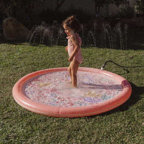 Little Dutch Inflatable Play Mat Sprinkler Dreamy Mermaid Pink 150 Cm