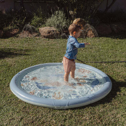 Little Dutch Inflatable Play Mat Sprinkler Ocean World Blue 150 Cm