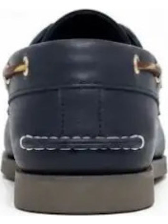 Δερμάτινα Ανδρικά Loafers σε Μπλε Χρώμα