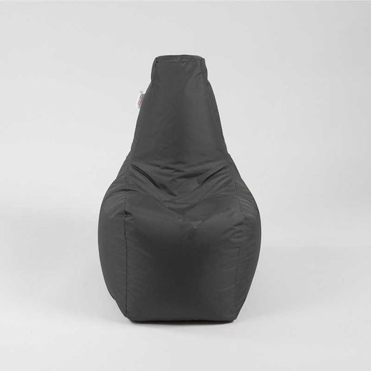 Bean Bag Chair Waterproof Dark Grey 50x40x55cm