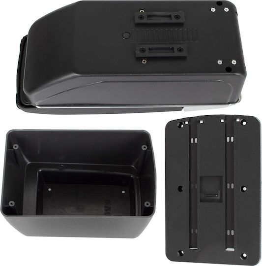 Skoda Fabia Iii 14-22 Armrest Storage Black Eco-leather + Installation Kit