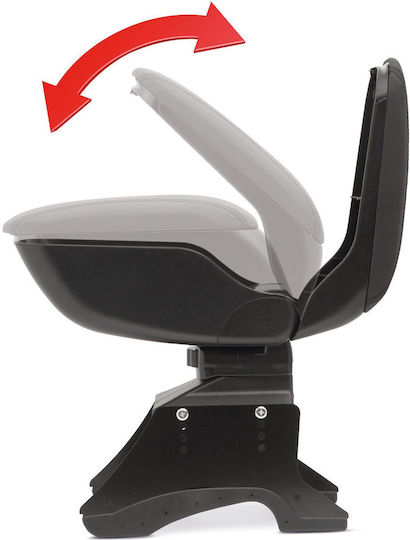 Universal Black Car Armrest Storage Adjustable Enhanced Comfort Easy Installation