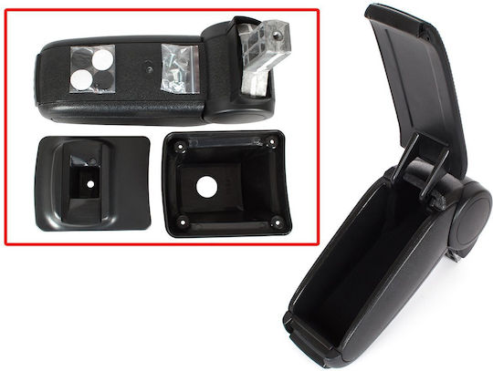 Peugeot 308 I 07-14 Armrest Set Black Eco-leather + Mounting Kit