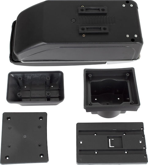 Skoda Octavia Ii 04-13 Armrest Storage Black Eco-leather + Installation Kit
