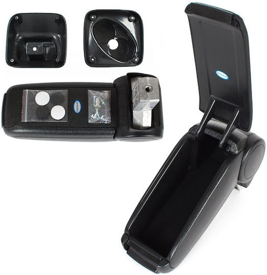 Ford Transit Connect 02-09 Armlehnen Set Schwarz Eco-Leder + Installationskit