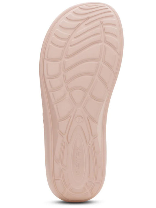 Damen Zehentrenner in Roségold Farbe