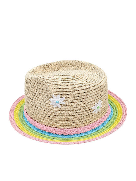 GaFashion Kids' Straw Hat Ocean Addicts Multicolour