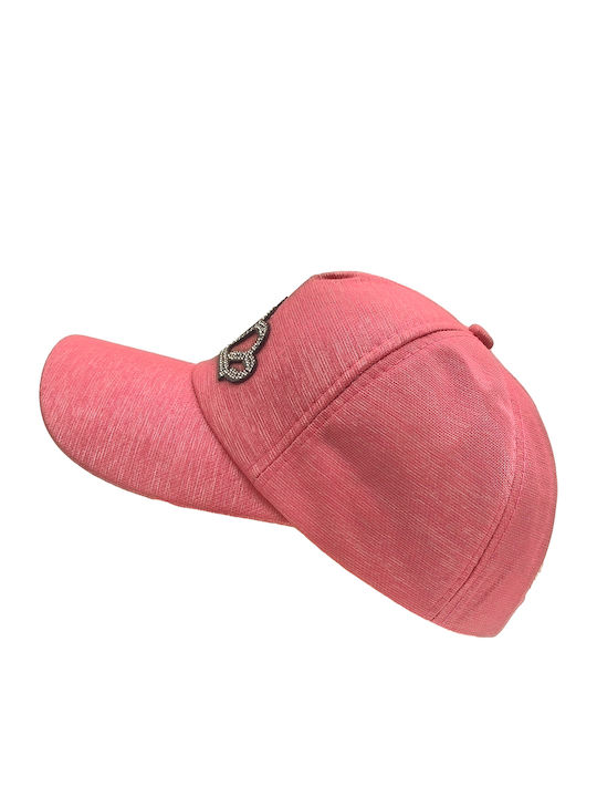 Gift-Me Kids' Jockey Fabric Hat Pink