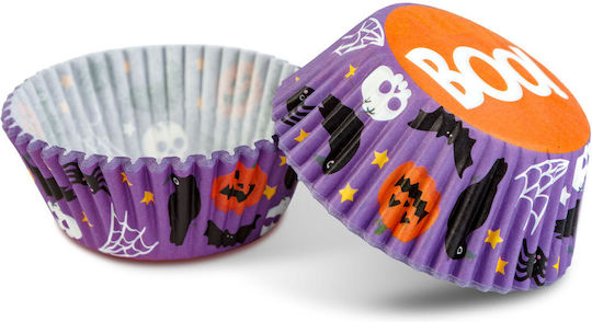 Halloween Decoration Cupcake Paper Set 4 Designs 7x5x3.2 Cm