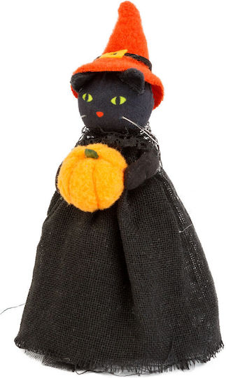 Halloween Dekoration Geist Katze Kürbis Kopf 21 Cm Plastik