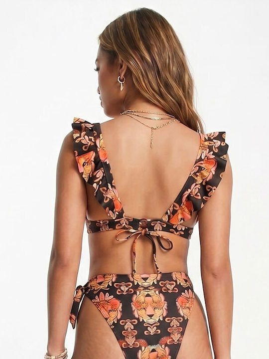 Set Bikini Τριγωνάκι Πολυχρωμο