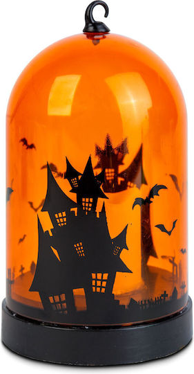 Decorațiune Led Halloween Portocalie 8 X 12,5 Cm Cu Agățătoare