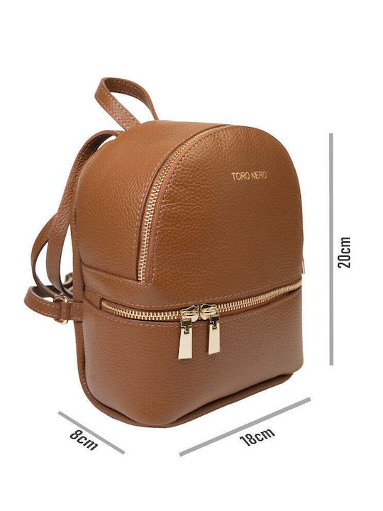 Rucsac De Damă Din Piele Maro