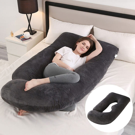Alista Home Schwangerschaft & Stillen Stillkissen Schwarz 75cm