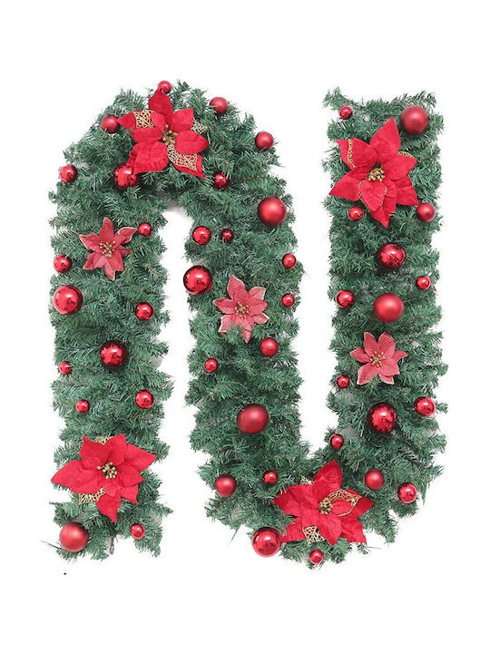 Alista Home Christmas Plastic Red Garland