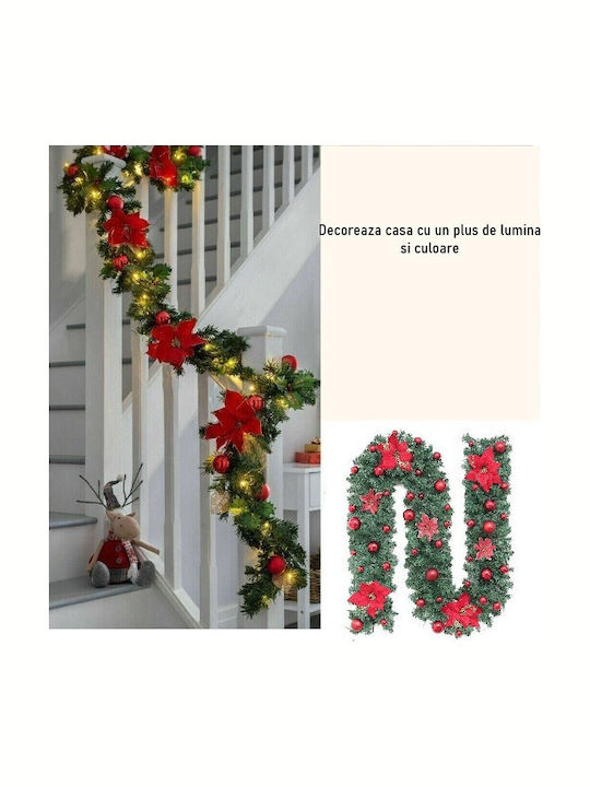 Alista Home Christmas Plastic Red Garland