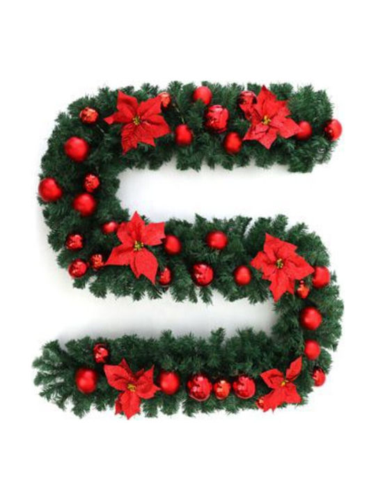 Alista Home Christmas Plastic Red Garland
