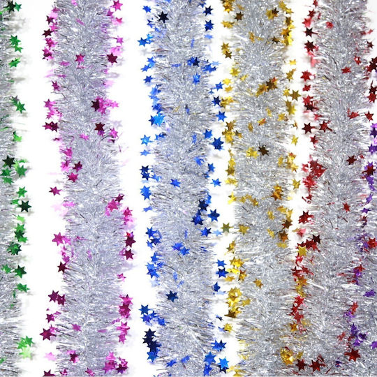Alista Home Christmas Illuminated Plastic Blue Garland 5cm