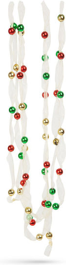 Alista Home Christmas Garland with Beads Plastic Multicolour