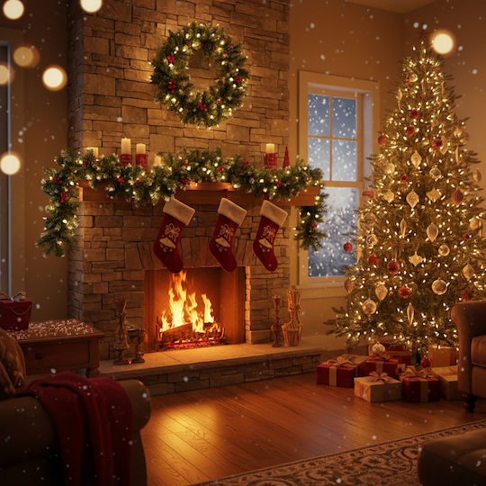 Alista Home Weihnachtsgirlande Grün