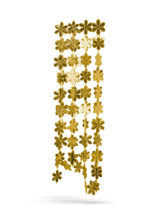 Weihnachtsgirlande Kunststoff Gold 3.2x3.2cm