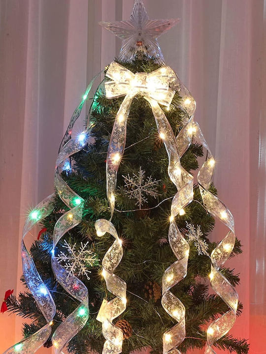 Alista Home Christmas Illuminated Multicolour Ribbon