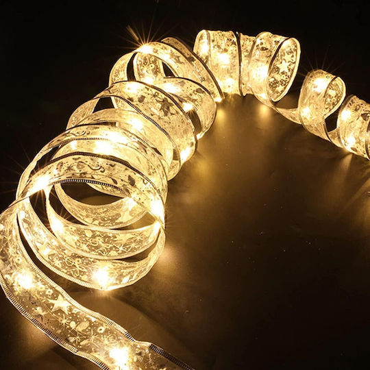 Alista Home Panglică Iluminată Auriu De Crăciun