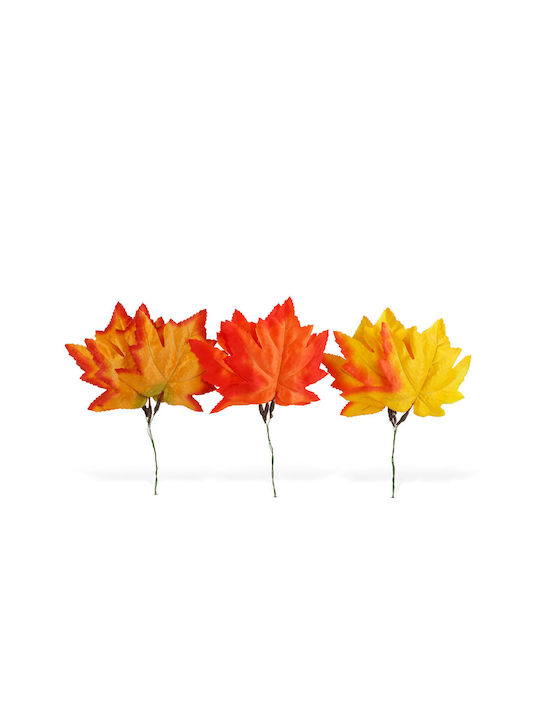 Set 9 Dekorative Herbstblätter 28 Cm Warme Farben Gelb Orange Rot