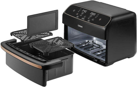 Cosori TwinFry Compact Air Fryer with Wi-Fi & Double Removable Container 8.6l Black