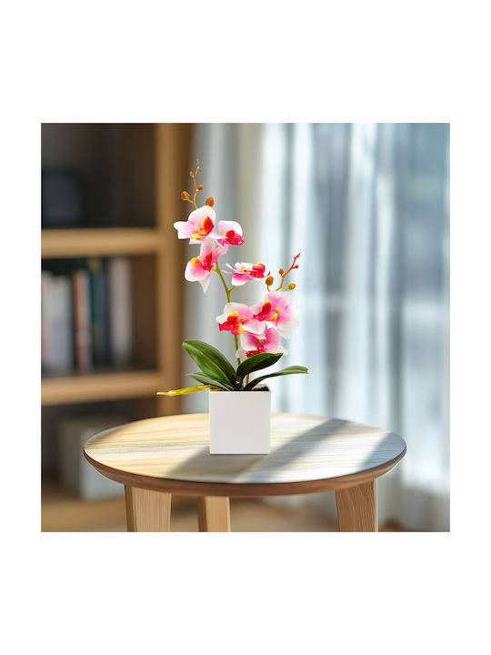 Plantă Artificială Orhidee 37 Cm 3 Culori Elegantă Realistă Decor Acasă Birou Evenimente