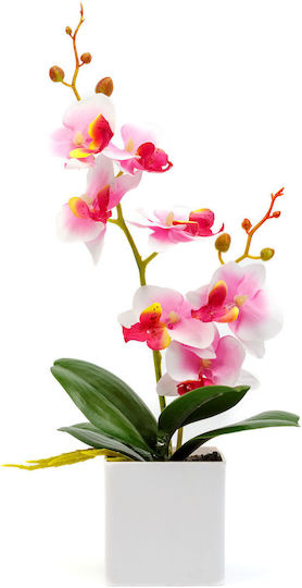 Plantă Artificială Orhidee 37 Cm 3 Culori Elegantă Realistă Decor Acasă Birou Evenimente