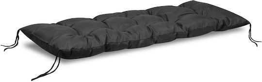 AIO Factory Pernă Waterproof Pentru Bancă De Grădină Cu Spătar Neagră 50x120cm