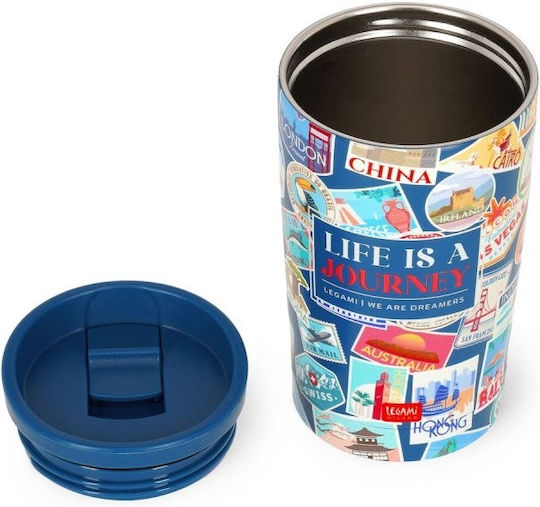 Stickers Glass Thermos Stainless Steel / Plastic 275ml Legami