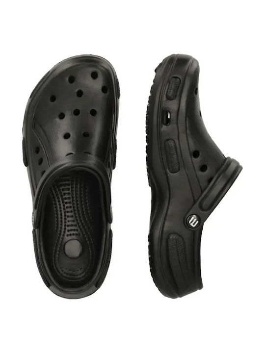 Endurance Herren Holzschuhe Schwarz