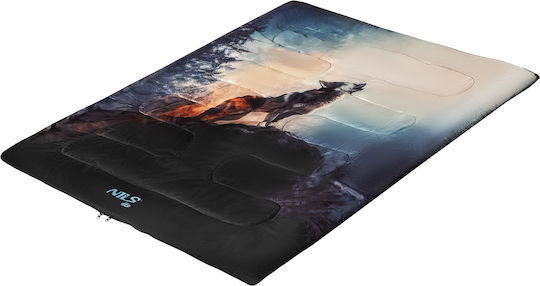 Nils Sleeping Bag Διπλό 3 Εποχών Wolf