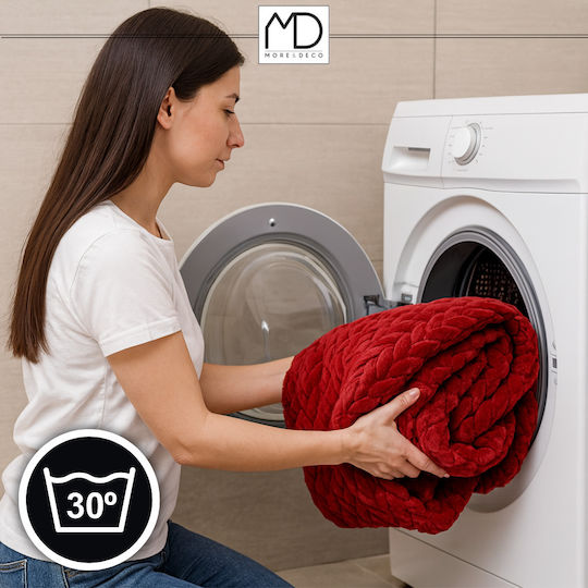 More&Deco Διπλή 200x220εκ. Red More&Deco Διπλή 200x220εκ. Red