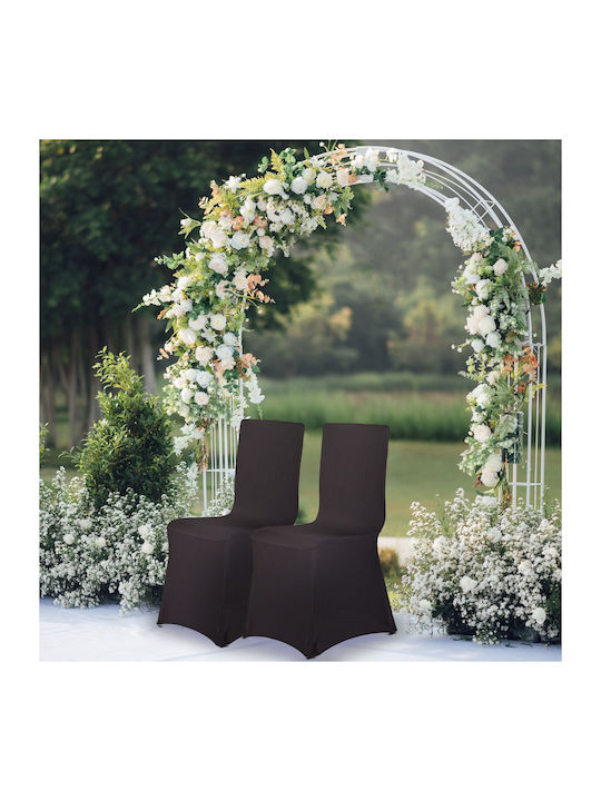 Relaxdays Husă Elastică Pentru Scaun Neagră 100x57cm 4 Bucăți