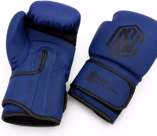 Chosen Boxing Gloves from Synthetic Leather for Competition Blue