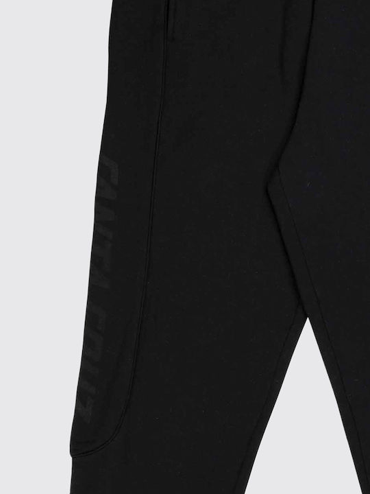 Herren-Sweatpants mit Gummizug Schwarz