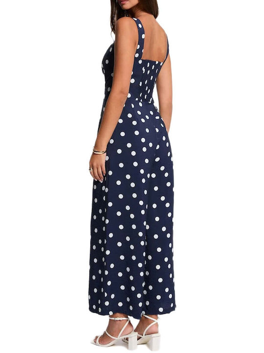 Morgan Damenteilose Jumpsuit Blau Morgan Damenteilose Jumpsuit Blau
