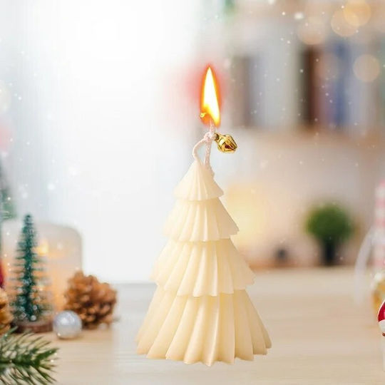 Alista Home Weihnachtskerze Weiß 11x8cm