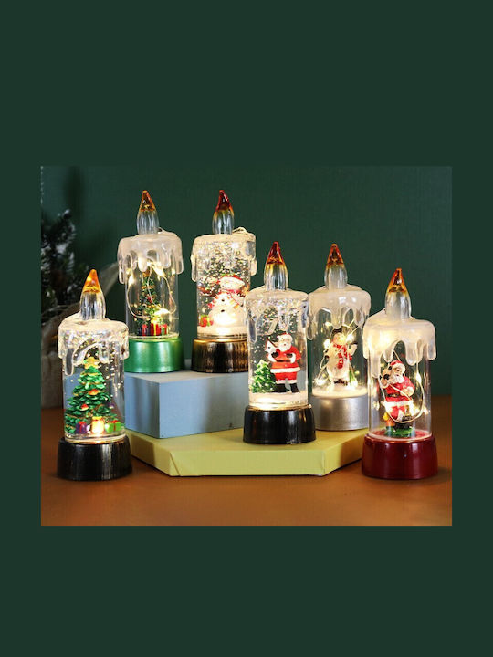 Alista Home Weihnachtskerze Glas Rote 13x5cm