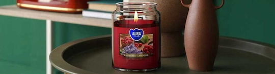 Aura Weihnachtskerze Holz Grün